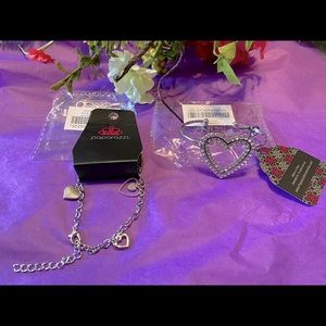 Blingy Heart Bracelets